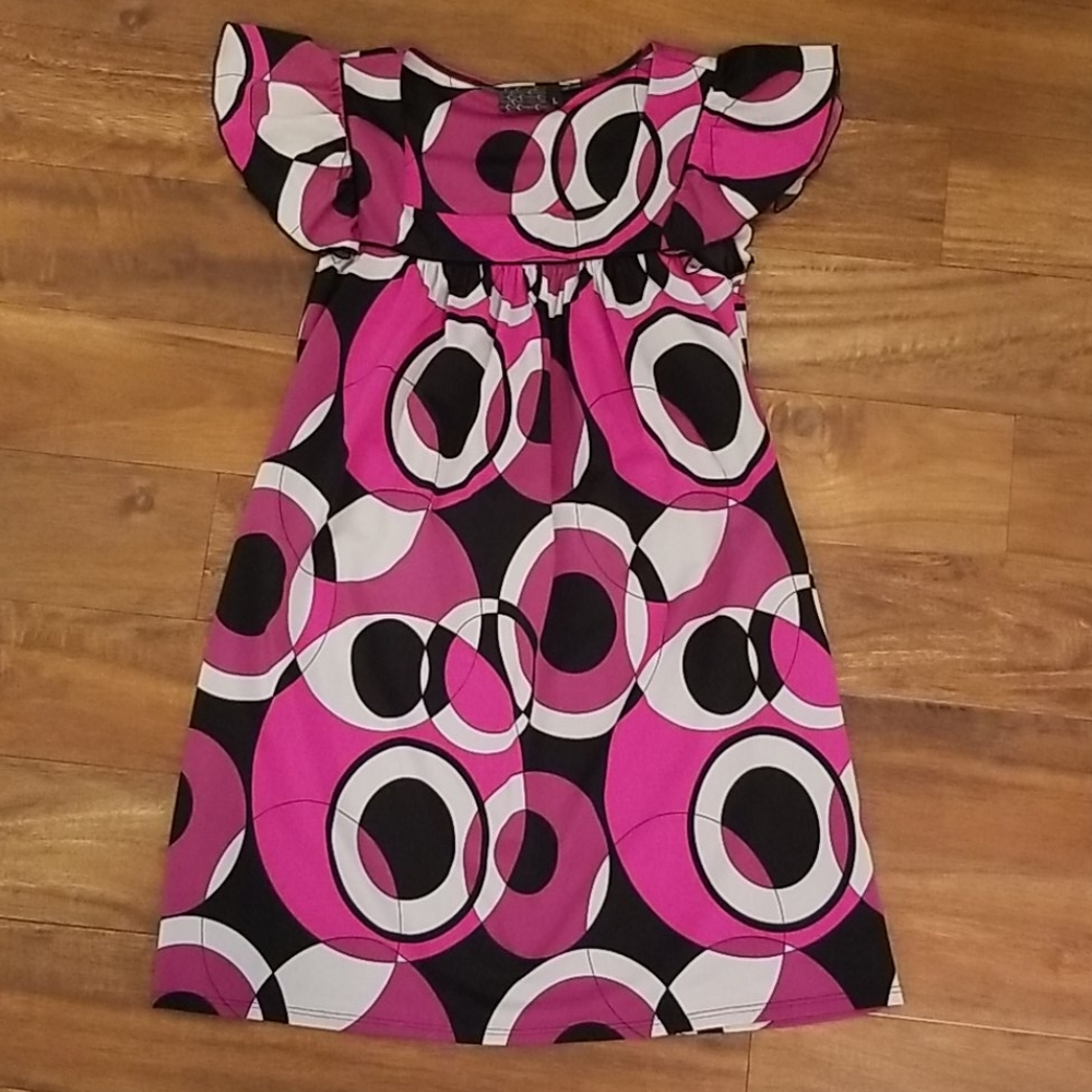 Mod pattern dress - Large